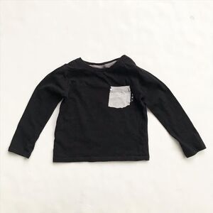 Zara black long sleeve top VGUC (tag cut out)12-18 months